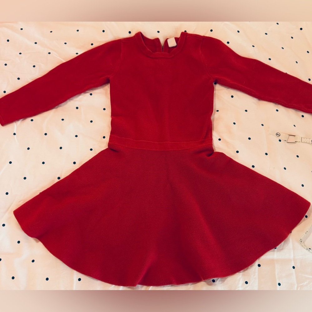 Gap-size 5 red cotton, “skater” dress